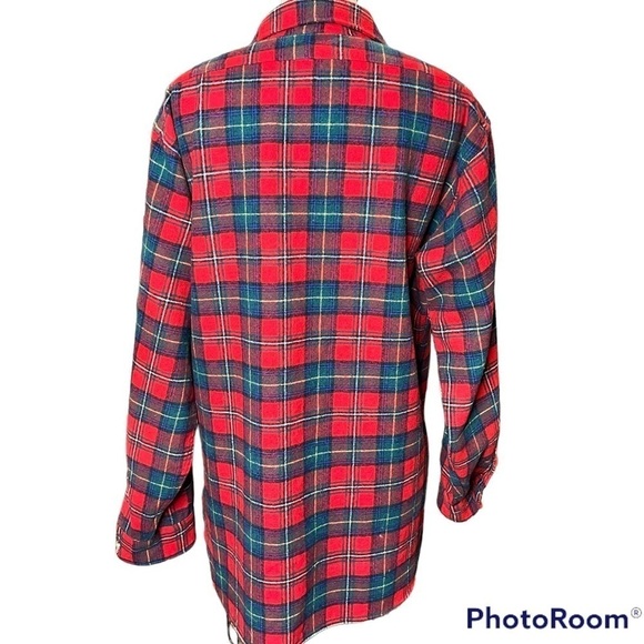 Pendleton Virgin Wool Boyd Tartan Plaid Shirt Medium - Picture 2 of 14